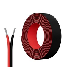 65.6 Ft 2 Pin Extension Cable Wire 22 AWG Single Color LED Strip Light Cord
