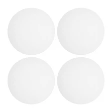 4Pcs Door Stopper Wall Protector 50mm/2" Self Adhesive Bumper White