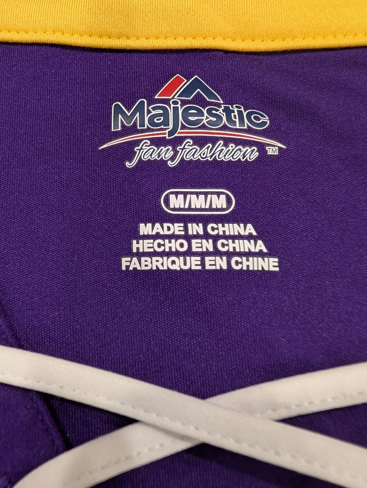 Camiseta deportiva morada mediana de los Minnesota Vikings para mujer Foto 2 de 4
