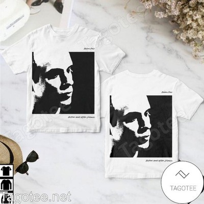 Brooks Nielsen Music Brian Eno Before And After Album white t shirt