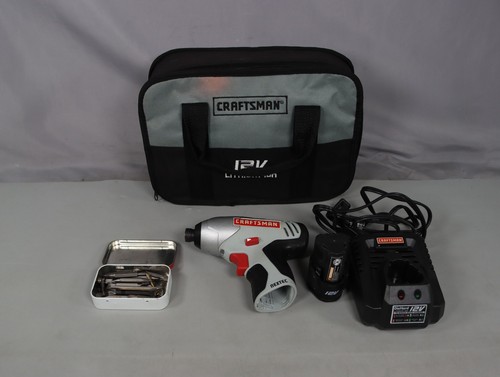Craftsman Nextec 12-volt Impact Driver Model 320.61189 Battery + Charger + Case