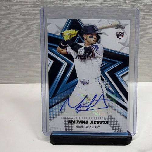 2026 Topps Series 1 Maximo Acosta Baseball Stars Autographs (RAW)