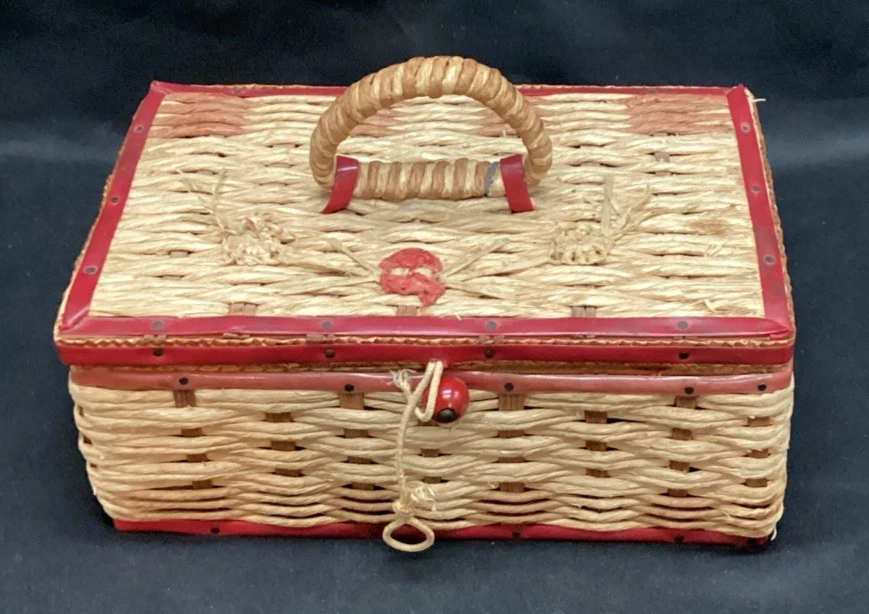 Vintage Sewing Basket Japan for sale | eBay