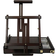 Studio Sketchbox Table Easel with Storage - Adjustable Solid Beech Wood