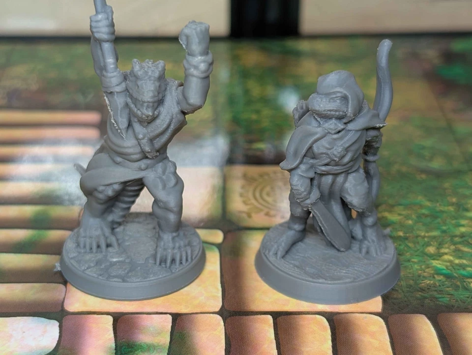 Paquete de 16 Lizardman - Miniaturas para D&D, Pathfinder y TTRPG Foto 3 de 4