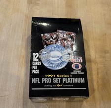 1991 ProSet Platinum Series 1 One NFL Football Sealed Box Case Fresh FASC