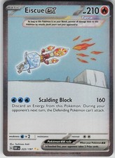 Pokemon TCG Eiscue ex - Special Illustration Rare SV03: Obsidian Flames 222/197