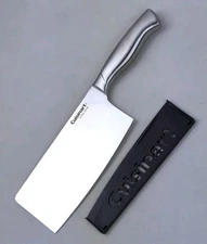 Cuisinart CLASSIC 7" CLEAVER w/ Stainless Steel Blade & Handle, COVER, C77SS-CLV