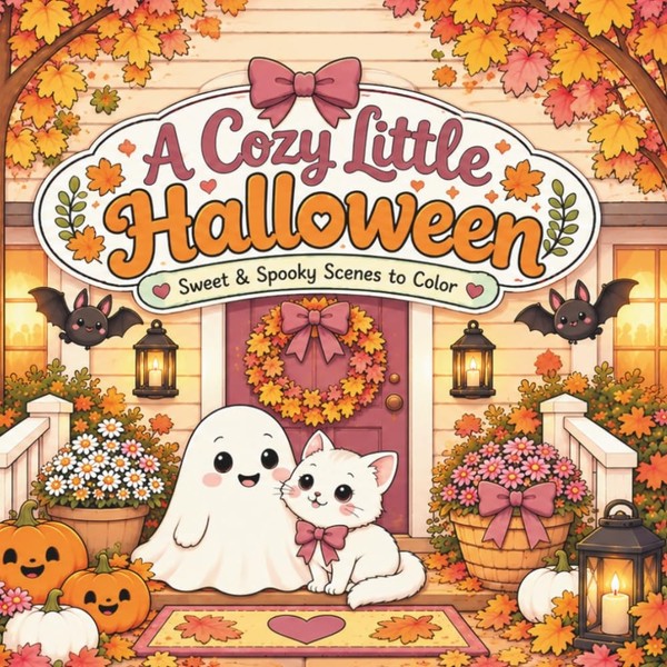 Halloween Malbuch: SüßE & Gruselige Szenen Zum Ausmalen, Kinderbuch-image