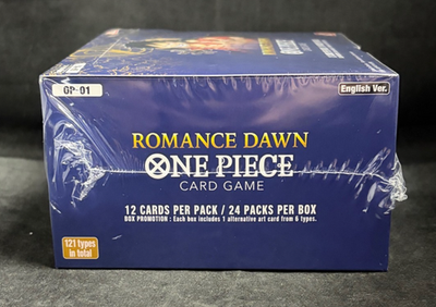 One Piece OP-01 Romance Dawn Booster Box BLUE BOTTOM English WAVE 