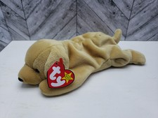 1997 Ty Original Beanie Babies Fetch The Hound Dog PE Pellets w/tags (8 inches)