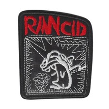 RANCID IRON ON PATCH 3,3" American Ska Punk Rock Band Musica Applique Ricamata
