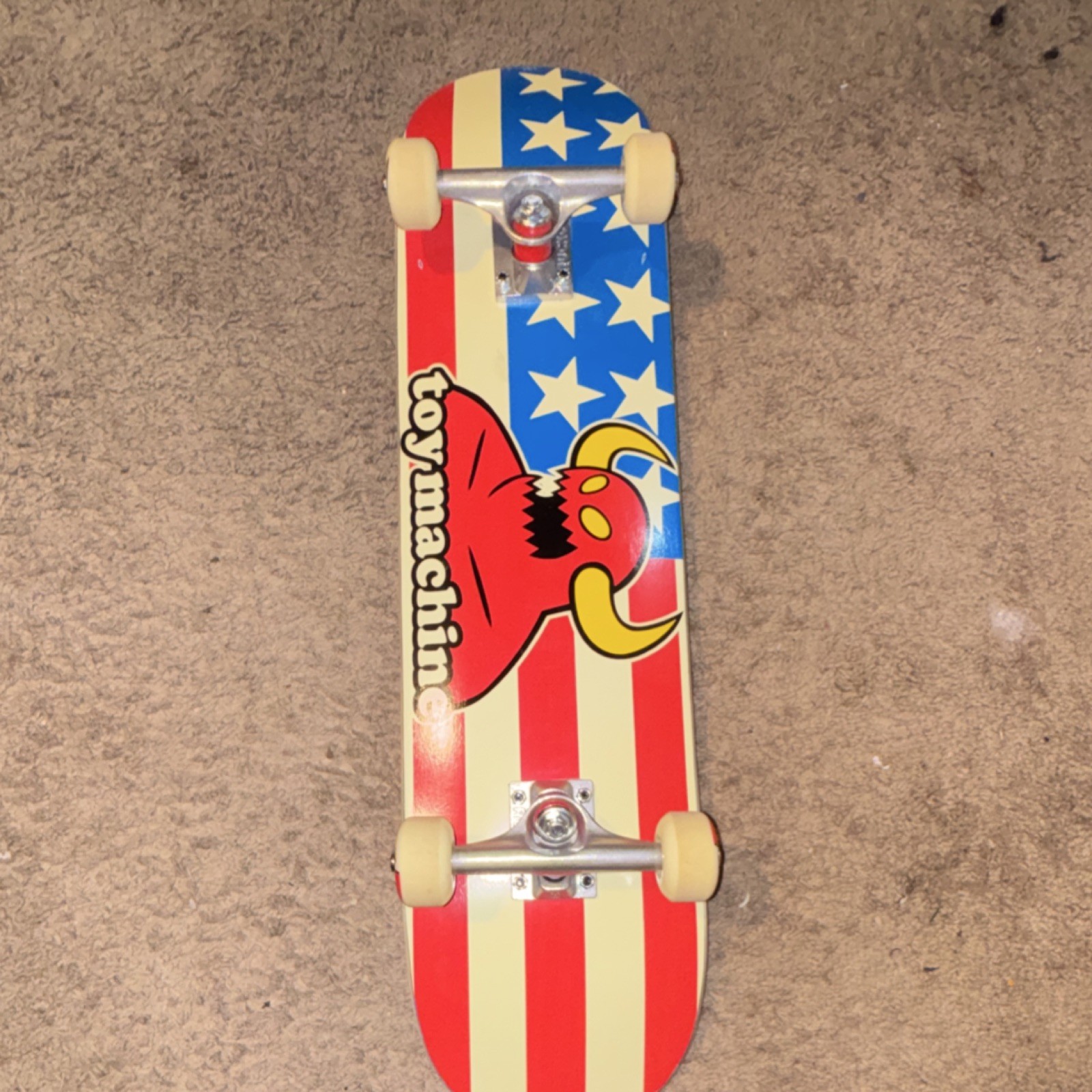 Toy Machine Complete Skateboard Monster Graphic Red White Bl