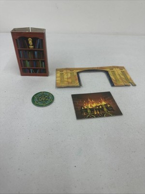 13 Dead End Drive Boardgame Replacement Cardboard Pieces Parts Fireplace Lot