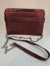 Rustic Glitter look Womans Vanity Bag with designer chain strap