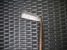 Antique Vintage Hickory Shaft Smooth Face Putter D 6 Swingweight