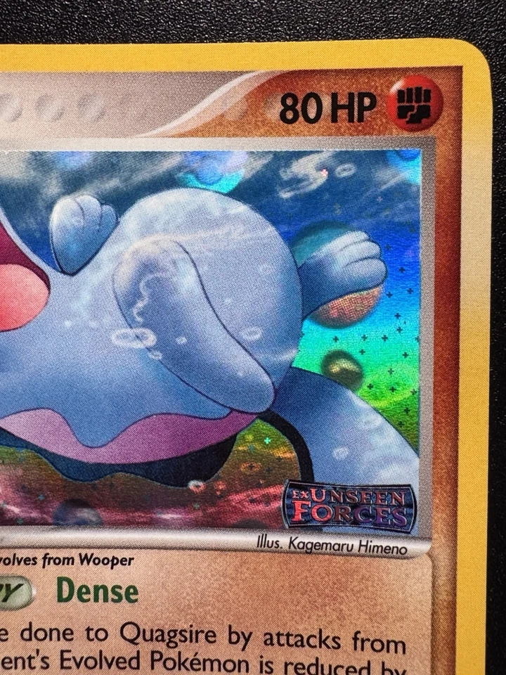 Misprint Quagsire 44/115 EX Unseen Forces Pokemon Card Reverse Holo Near Mint - Image 4 of 4