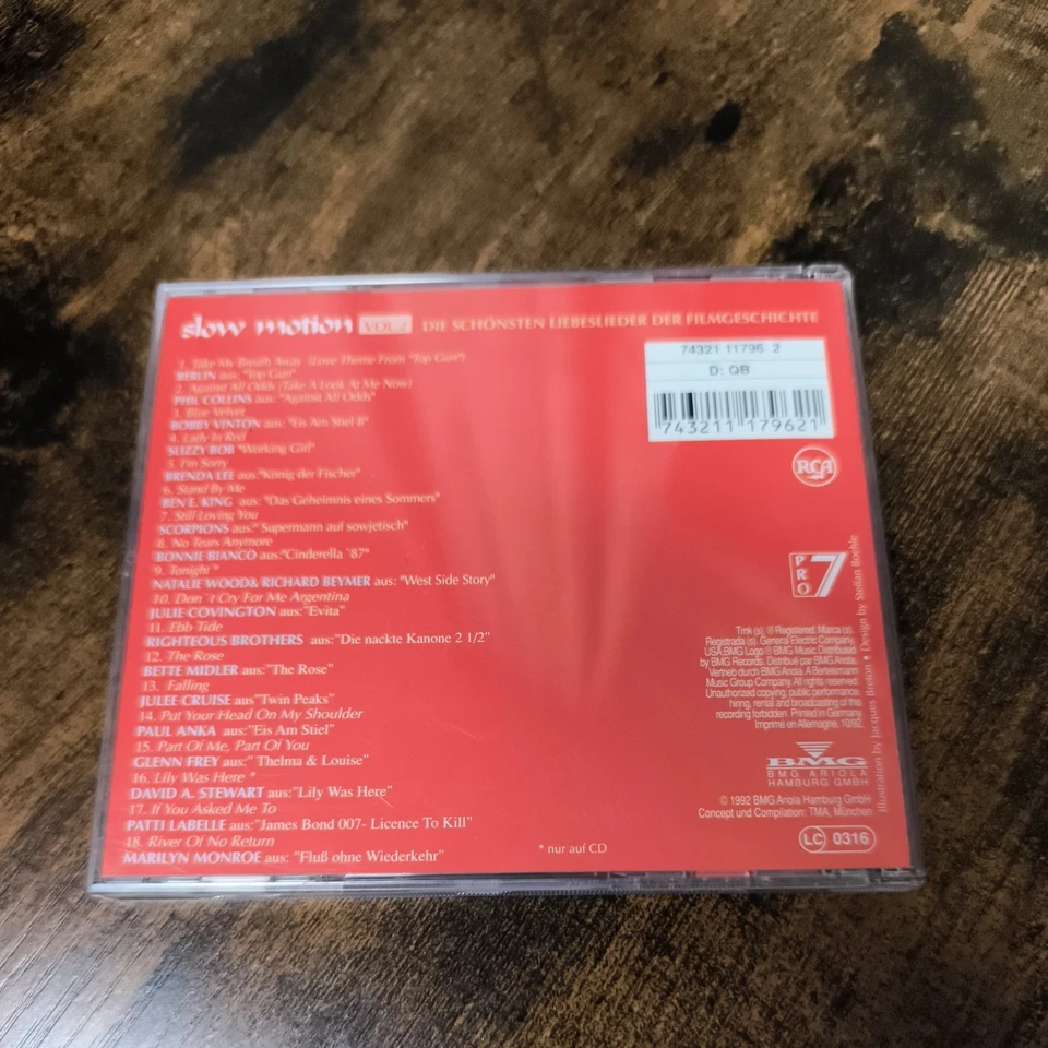 Slow Motion Vol. 2 Die schönsten Liebeslieder der Filmgeschichte CD - Bild 2 von 2