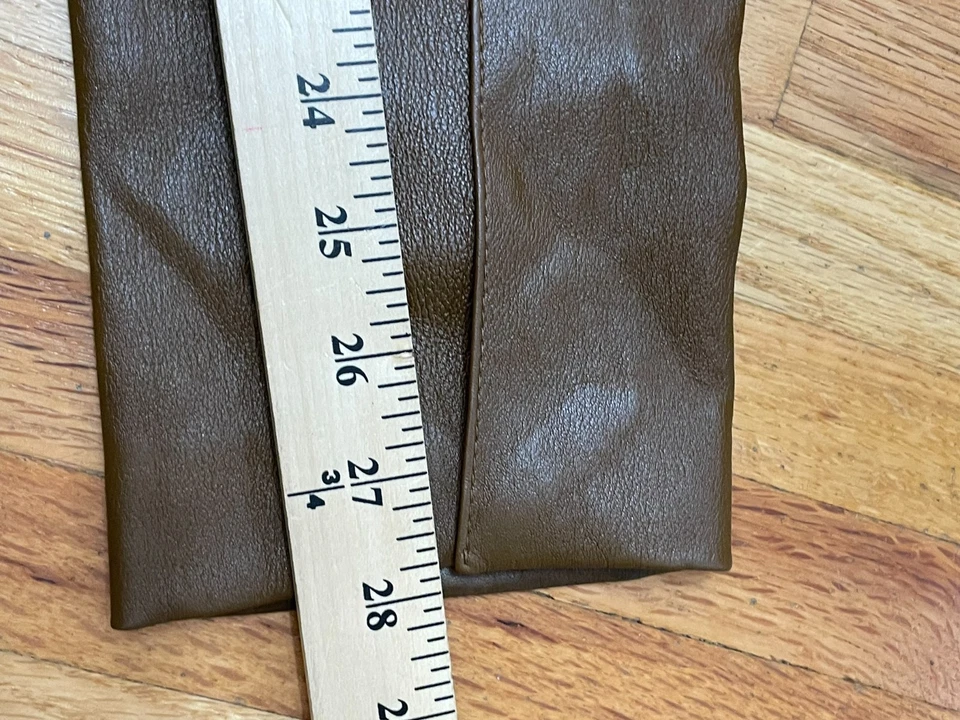 The Row Mujer M Marrón Legging Piel de Cordero Cuero Leggings Pantalones Tobillo Elástico Foto 3 de 4