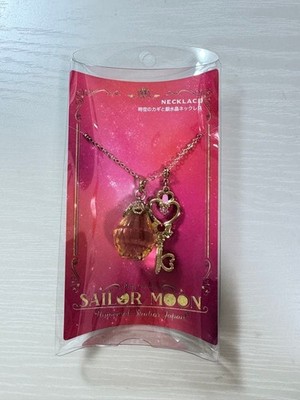 Sailor Moon Spacetime key and silver crystal necklace USJ