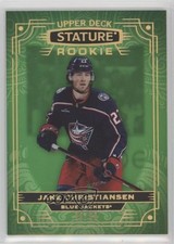 2022-23 Upper Deck Stature Rookies Green 18/99 Jake Christiansen #197 2vh