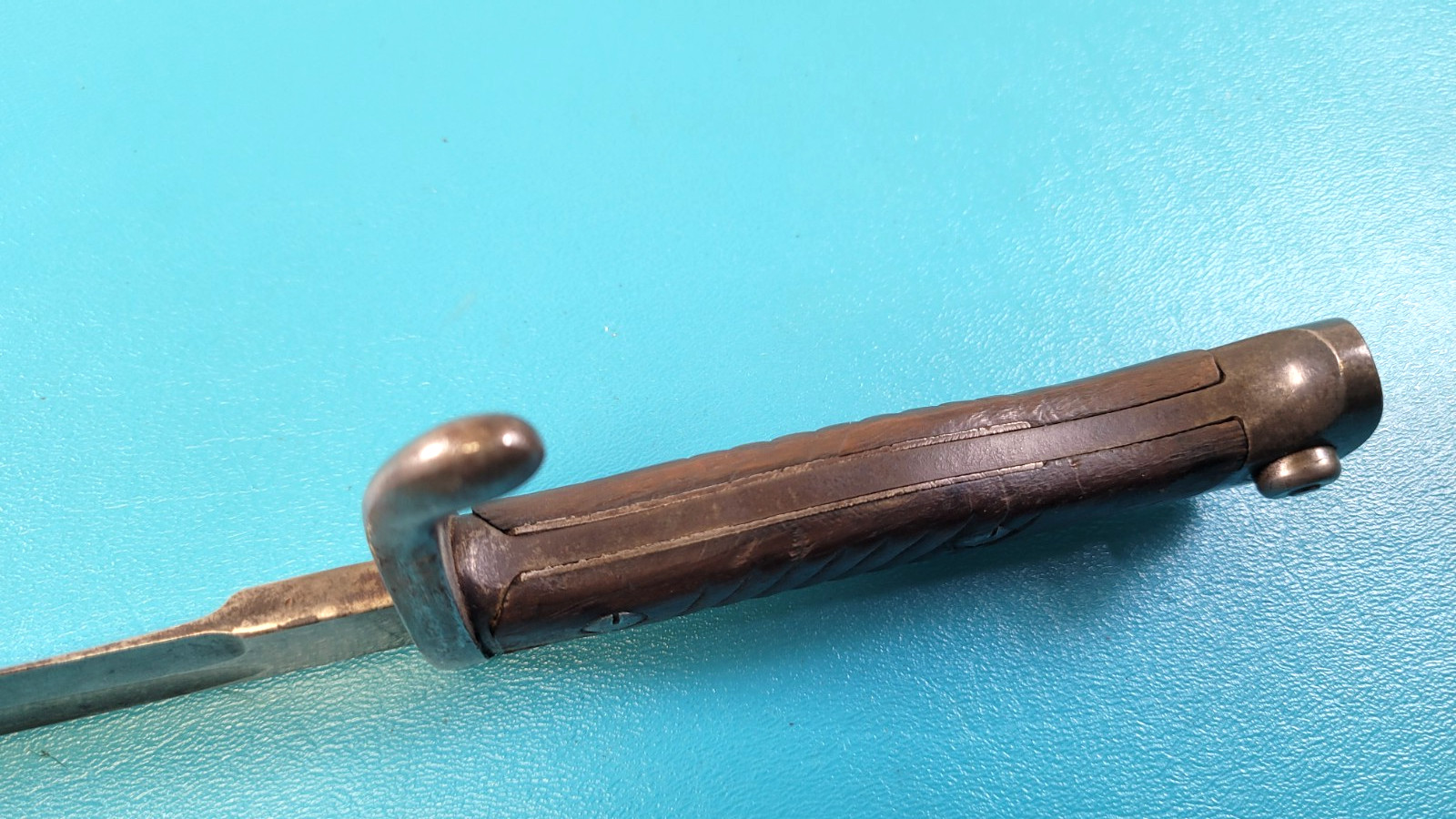 WWI German Model 1898 /05 Butcher Blade Bayonet WKC Double Stamped 558.    TR753