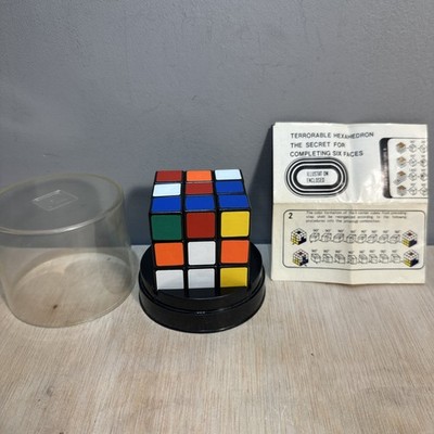 Vtg 1980s Japanese Clone Unbranded Rubiks Cube 3x3 Puzzle Terrorable Hexahedron