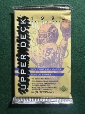 1993 Upper Deck Football Wax Pack