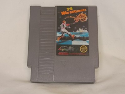 3-D WorldRunner Nintendo Entertainment System (NES) Game Cart TESTED