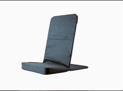 BackJack BJI Folding Floor Chair Navy Blue Tuff Duck Meditation Yoga Gaming Seat