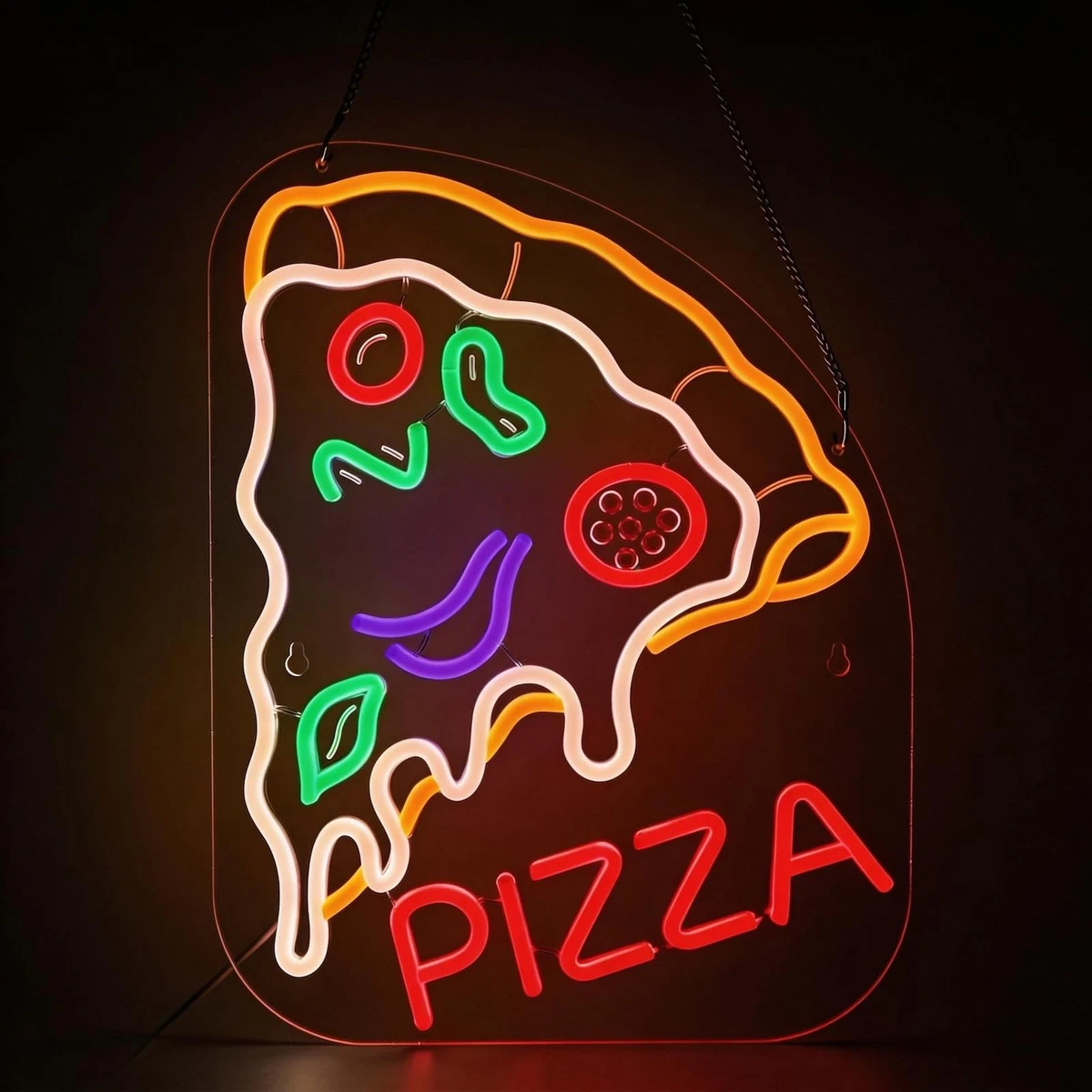 Pizza Sign Indiana Collectible Lighting & Neon Lamps for sale | eBay
