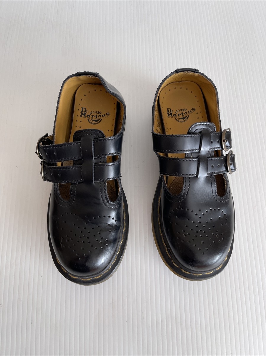 Dr Martens Women's 8065 Mary Jane Shoe 12916 - Smooth Black Dr Martens Women's 8065 Mary Jane Shoe 12916 - Smooth Black
