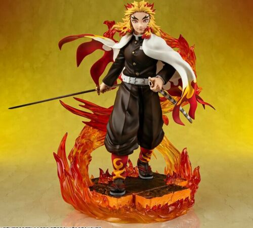 Demon Slayer: Kimetsu no Yaiba Rengoku Kyojuro Figure G.E.M Megahouse Authentic - Picture 8 of 11