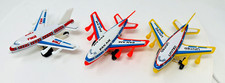 24 New Old Stock Vintage Friction Motor Jumbo 747 Jet Plane, TWA, United, Pan AM