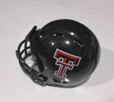 Riddell Pocket Pro football helmet Texas Tech Red Raiders REVOLUTION no stripe