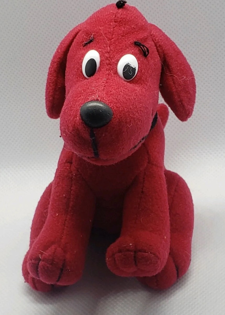 Scholastic Clifford Side Kicks The Big Red Dog 2000 Plush 4” Rare