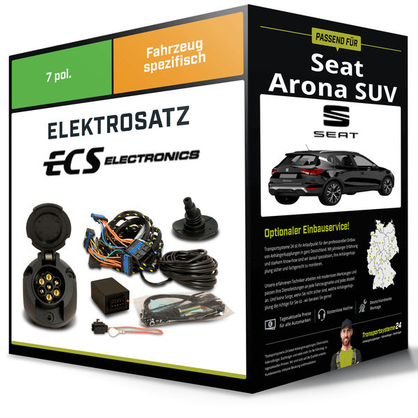 Elektrosatz 7-Pol Spezifisch für Citroen C4 Picasso 01.2013-Jetzt NEU-image