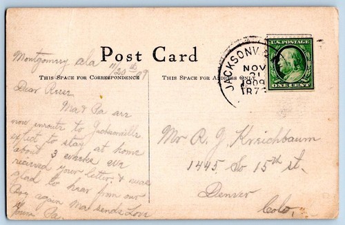 1908 POSTAL ANTIGUA CARA DE MUJER ARDIENTE ARTISTA DE CIGARRILLOS COBB SHINN - Imagen 2 de 2