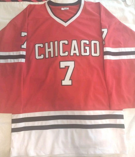 Chris Chelios handsigniert Chicago Blackhawks XL Trikot Beckett authentifiziert - Bild 4 von 6