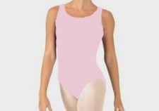  112 Bloch For Dancers Women's Pink Essential Tank Leotard One Piece Size S