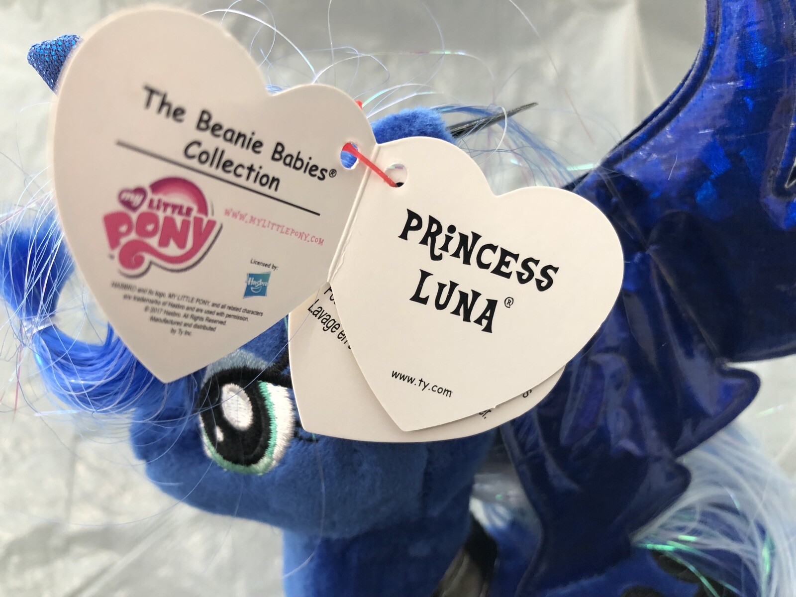 Score a Ty Princess Luna Beanie Babies My Little Pony 9” Plush Unicorn 3 Pack for $25-image