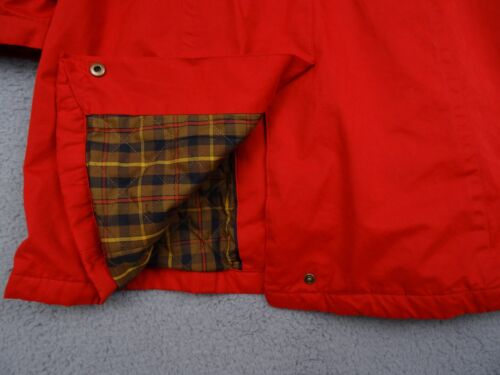 Pendleton Womens Jacket Size Medium Red Critically Seam Sealed Trench Coat - Picture 11 of 20