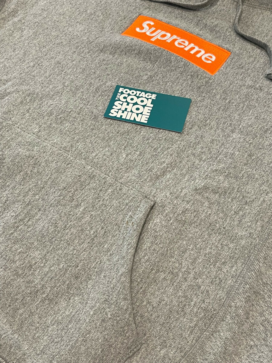 2017 FW17 SUPREME BOX LOGO HOODED SWEATSHIRT HEATHER GREY 2017 FW17 SUPREME BOX LOGO HOODED SWEATSHIRT HEATHER GREY