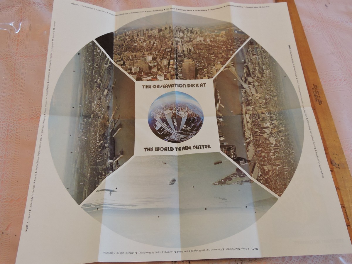 1970s Welcome World Trade Center New York City Ground Zero Twin