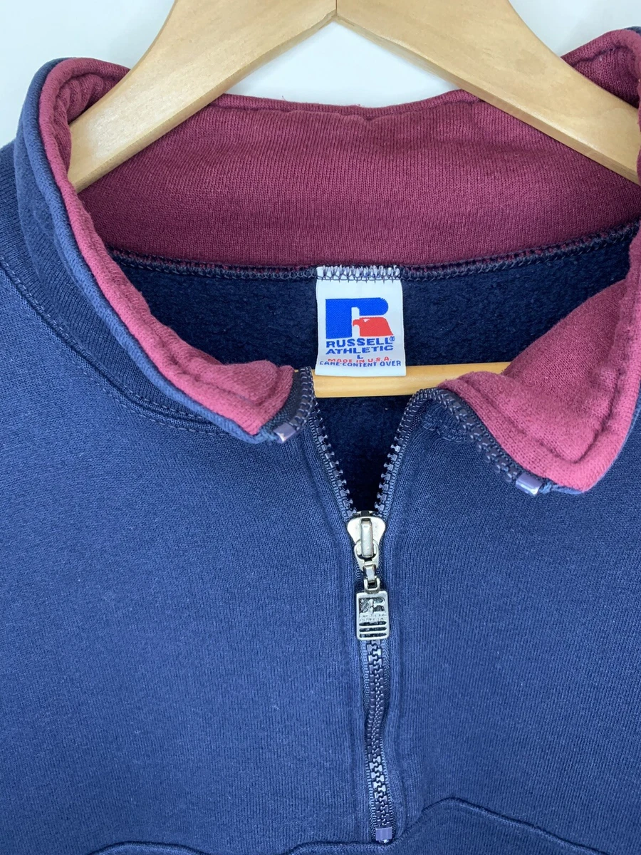 Russell athletic quarter shop zip sweatshirt