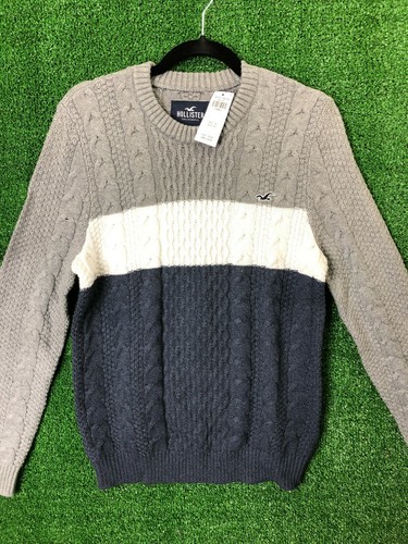 NWT Hollister Men's XS Cable Knit 