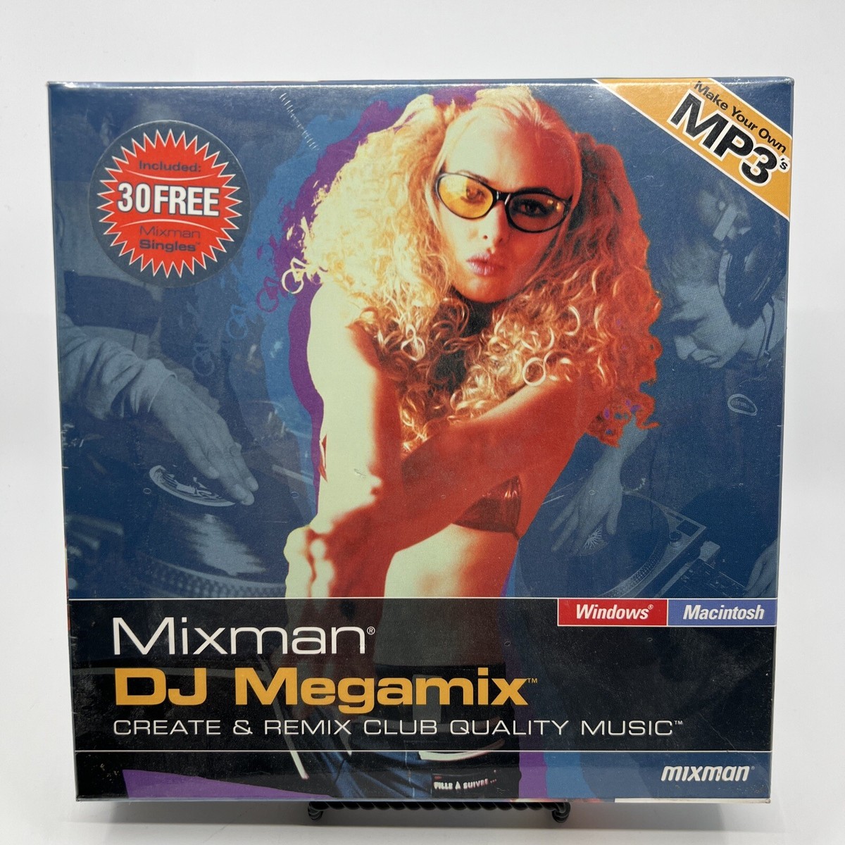 Mixman DJ Megamix Software (CD-ROM, 2000) for Windows PC & Mac OS