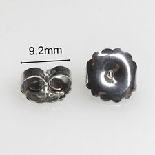 14k Replacement Earring Backs Push Extra Big Jumbo Stud Solid Gold Pair Single