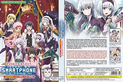 ANIME DVD~ENGLISH DUBBED~Isekai Wa Smartphone To Tomo Ni Season  1+2(1-24End)GIFT 