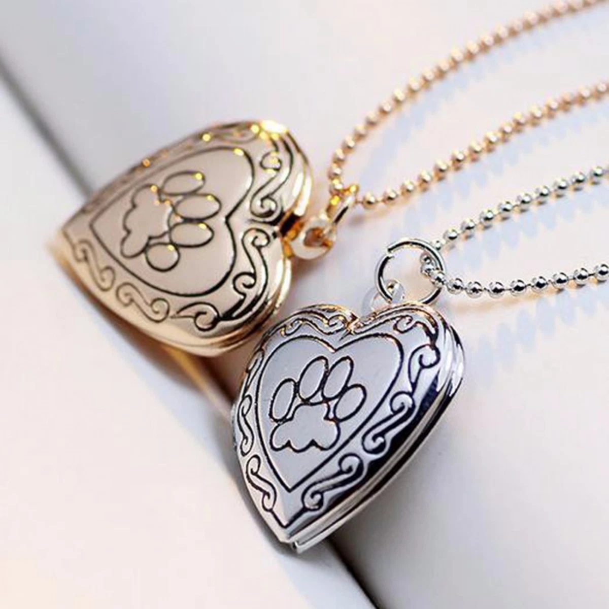 Personalized Stainless Steel Love Heart Memory Locket Necklace Pendant -  ForeverGifts.com